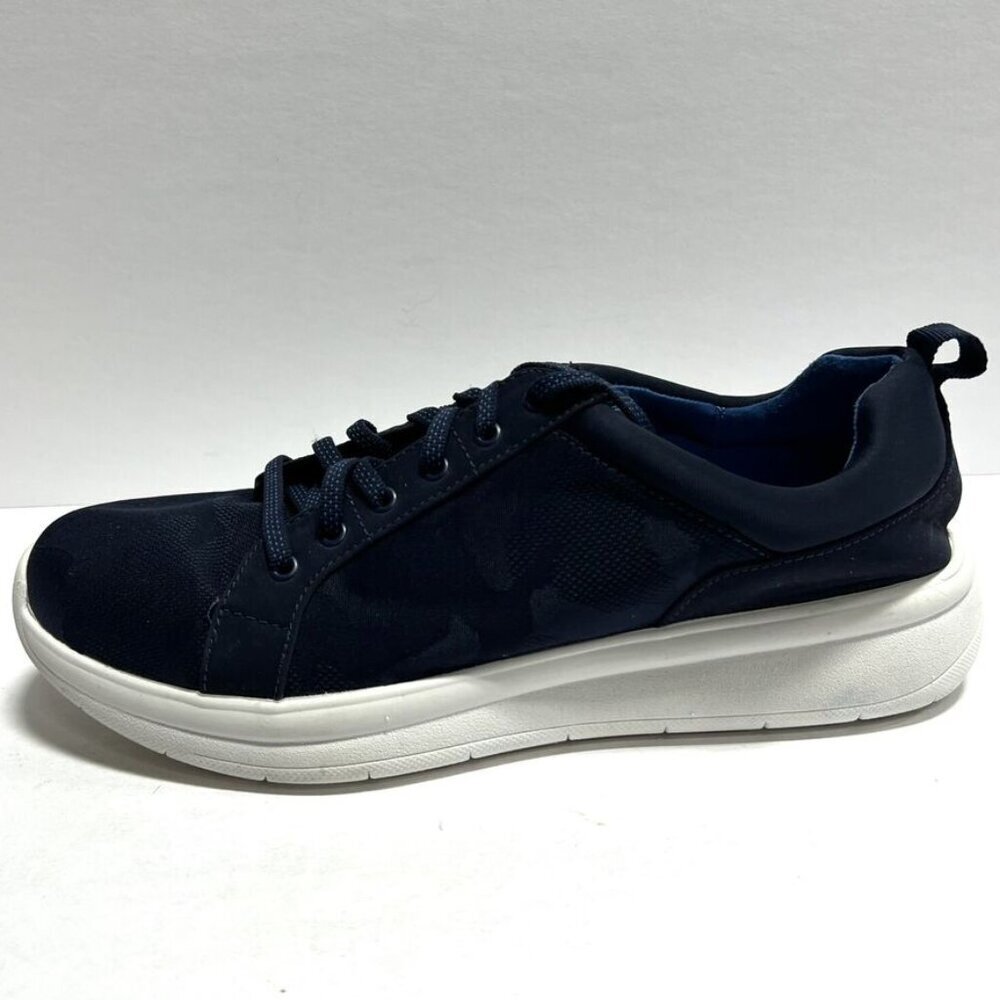 Clarks Womens Ezra Lace Sneaker Blue, Size 9.5 M